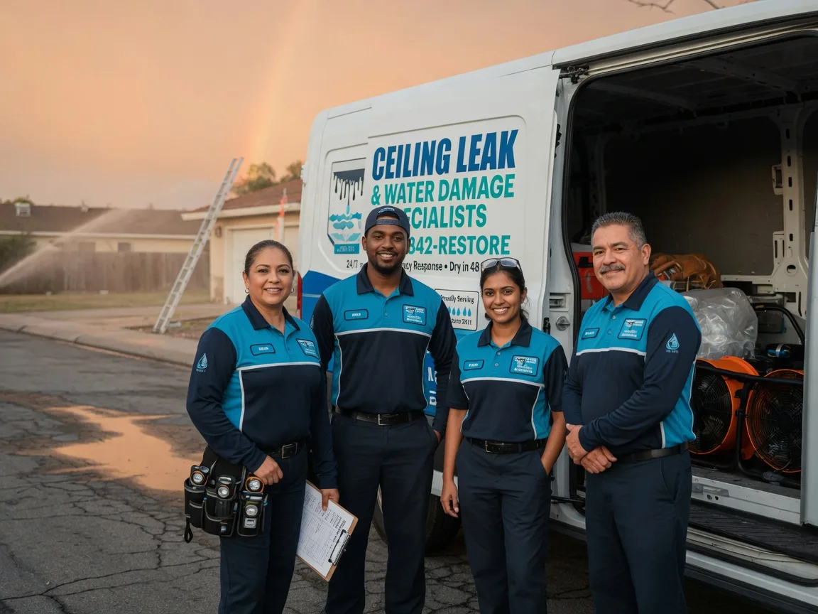 Ceiling Leak Cleanup company in Derby, VT